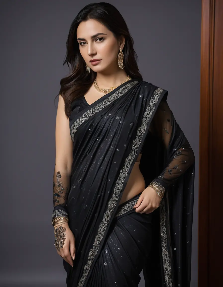 photo of young woman, in soaking wet, drenched clothes,
Stilletto heels, Silk pants, Embroidery,  long black Saree skin tight , Well ,grope another female , 
enjoying, wet clothes stuck to body,
detailed textures of the wet clothes, wet face, wet plastered hair,
wet, drenched, professional, high-quality details, full body view.
sharp focus, ultra-high pixel detail, realistic, high-quality, full colors, incredibly detailed, 4k, 8k, 16k, hyper-realistic, RAW photo, masterpiece, ultra-detailed, professionally color graded, professional photograph, Straight open  wavy hairstyle , , pear shaped body,  wrist watch, thin necklace t ,  , no make up, 4.6feet tall model , 36b bra size, 