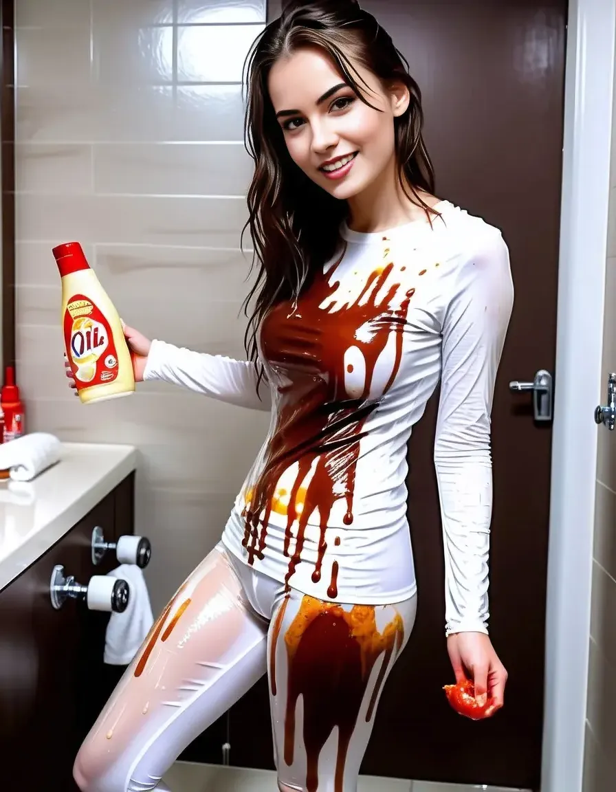 Her Private Messy Bath Surprise