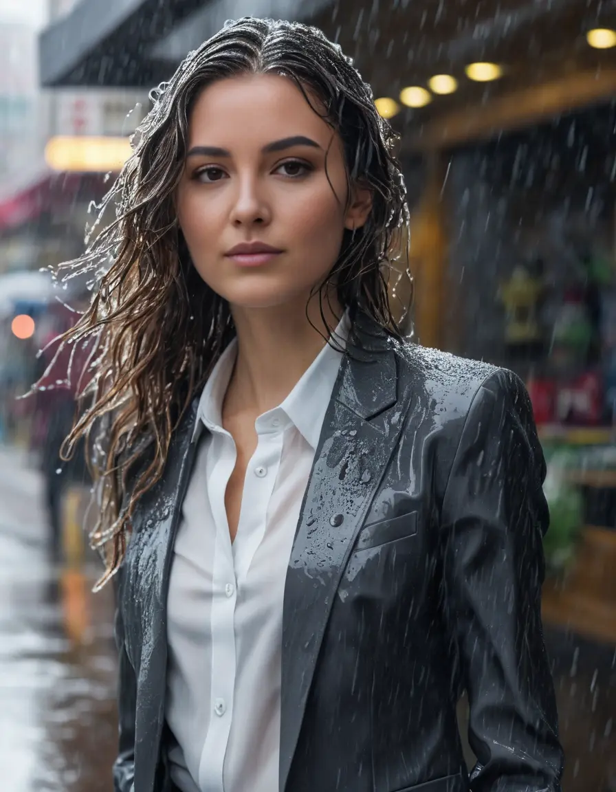 Drenched in the City