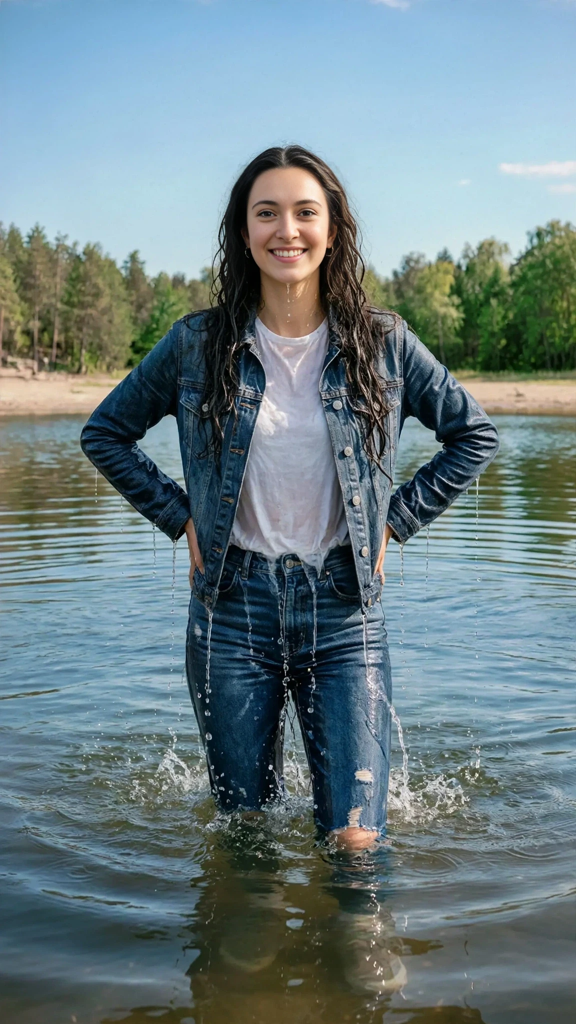 Drenched at the Shoreline